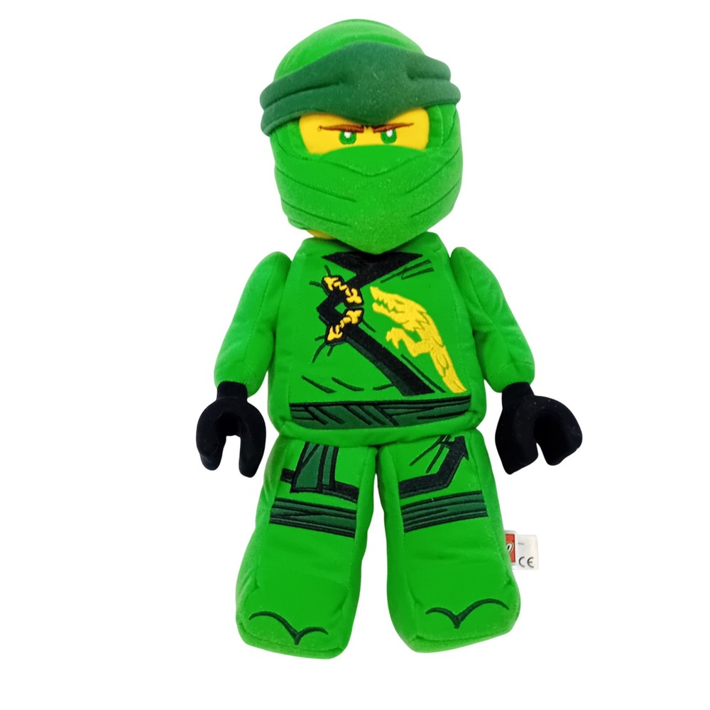 LEGO Ninjago Lloyd Green Kai Ninja Warrior Large Plushie Stuffed Character 13"